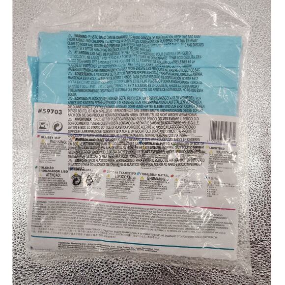 Intex The Wet Set Inflatable Pool Lounge Float 72"x27" Blue 2008 Sealed - Picture 2 of 6